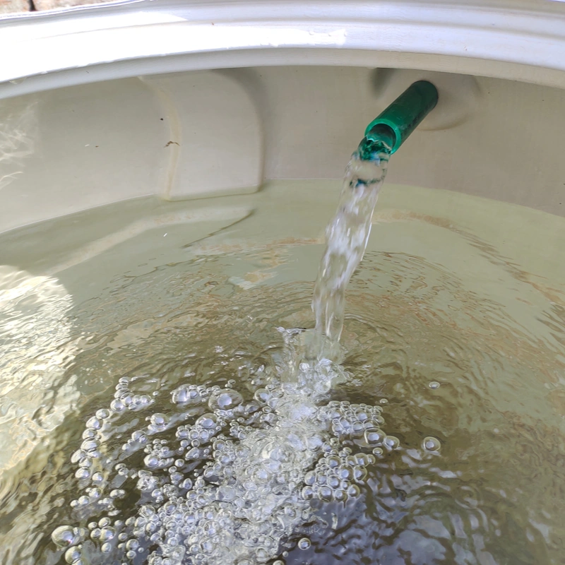 Llenado de cisternas